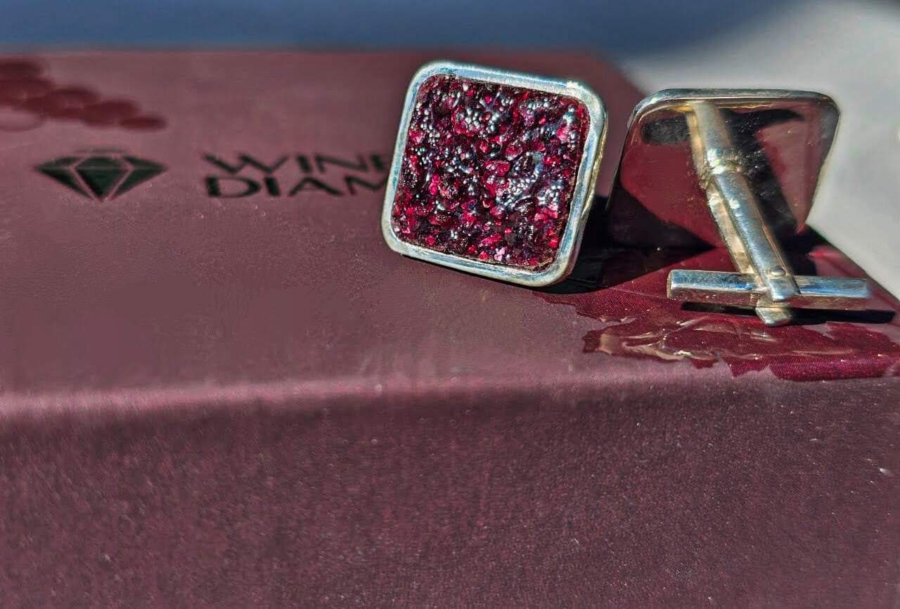 The author's cufflinks
